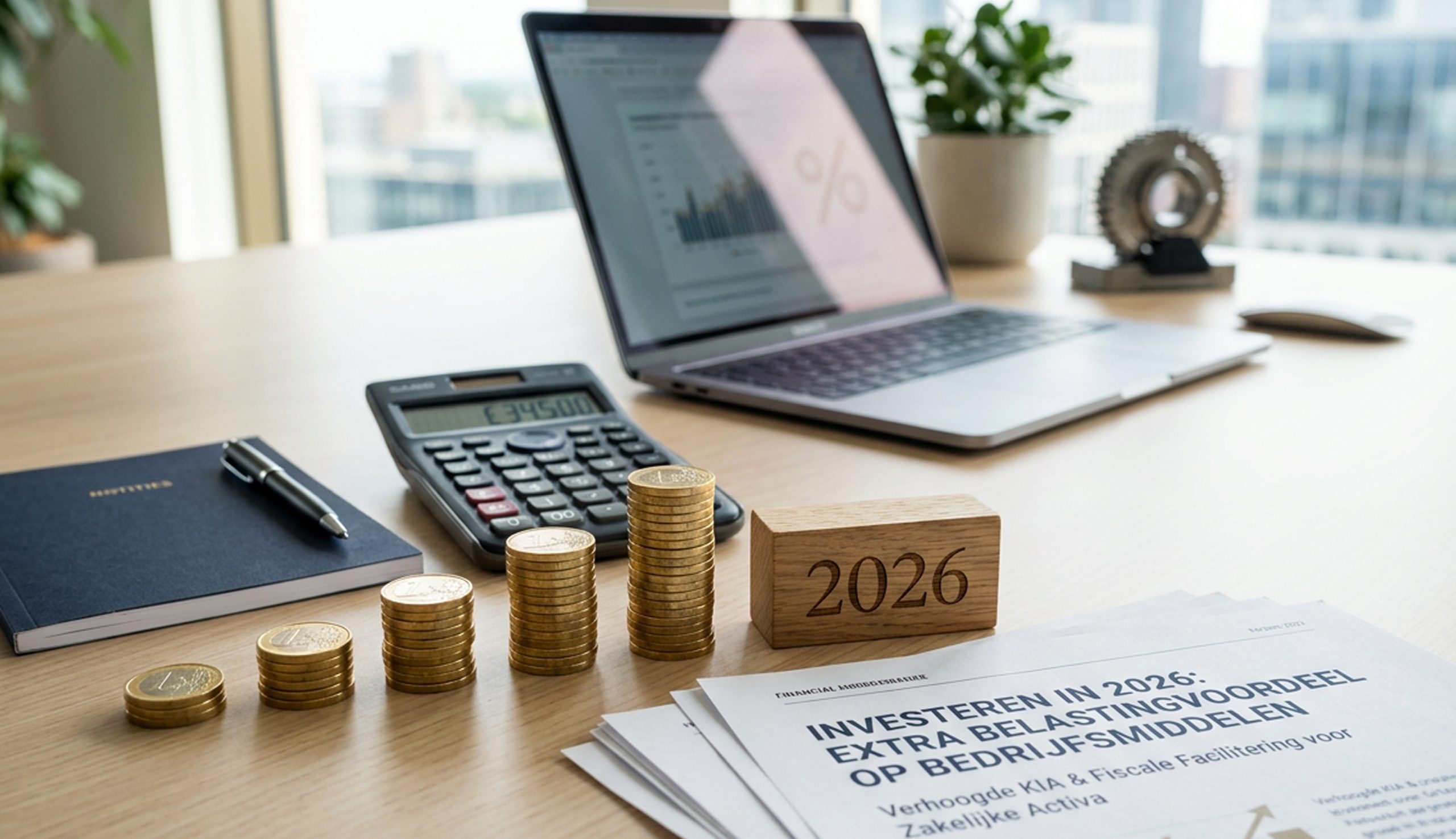 Investeringsaftrek 2026: extra belastingvoordeel op bedrijfsmiddelen